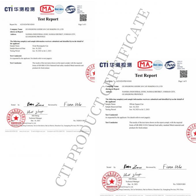 Guangzhou BetterCan Industry and Trade Co., Ltd. Qualitätskontrolle