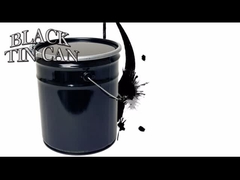 Farbeimer-Antirost-dauerhafter Blecheimer des Metall10l 5 Gallone mit Schaum-Streifen