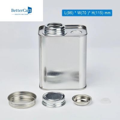 kaufen Leerer quadratischer Kaffee Bean Tin Container 18Oz L95mm*W75mm*H115mm online manufacture