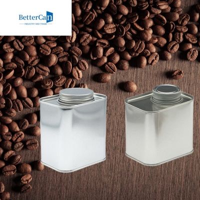 kaufen 0,5 Pfund Metallquadrat Tin With Valve 1 Pfund-Kaffee-Bean Tins 500G online manufacture