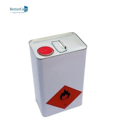 kaufen Leere Zündkapsel-Farben-Dose Quadrat-Tin Canss 2L rechteckige mit Zinnblech-materiellen Pressungs-Deckeln online manufacture