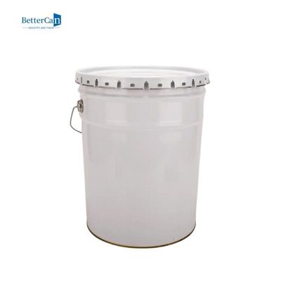 kaufen Kundenspezifische runde druckende offene weiße Farbeimer des Ölfass-16L 18L online manufacture