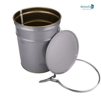 kaufen Innerer Goldzinnblech-Eimer, stützbarer weißer 5 Gallonen-Eimer-Eimer online manufacture