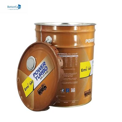kaufen Drucken von 15 Liter konischen Zinndosen mit Blumen-Lug-Deckel 18 Liter Schließring online manufacture