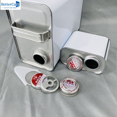 kaufen OEM Motoröl 1 Gallonen leere Flüssigkeitskiste mit Metallkappe 500 ml Rechteck online manufacture