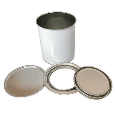 Auto-Farbe Tin Cans 4 Liter-runder Metallfarbeimer mit Deckel