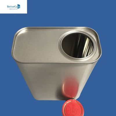 Kundengerechtes Farben-Zinn 500ml 1L, leeres rechteckiges Tin Cans