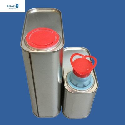 Kundengerechtes Farben-Zinn 500ml 1L, leeres rechteckiges Tin Cans