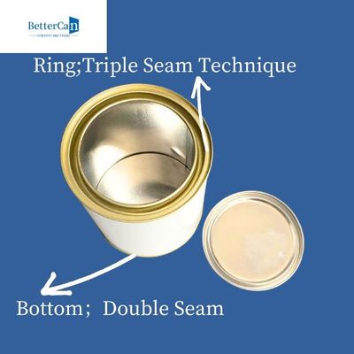 Runde Metallselbstdose kundenspezifisches 1L asphaltieren Tin Bucket Drum For Packaging-Speicher