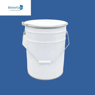 Nicht rostende Metallfarbeimer-Stahltrommel 20 Liter-runde Art