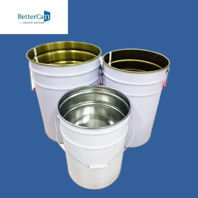 ISO9001 5 Gallonen-Aluminiumeimer, gemalter Blecheimer