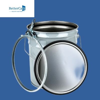 Metalläußere Farben-Dose, leeren den 5 Gallonen-Stahl Pail With Lid