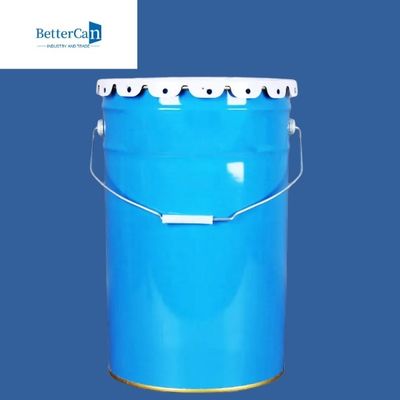 Nicht rostende Metallfarbeimer-Stahltrommel 20 Liter-runde Art