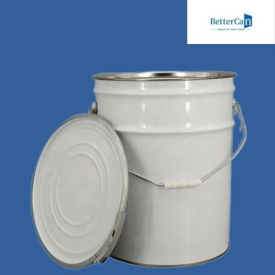 Zinnblech 5 Gallonen-Farben-Eimer, Blecheimer 20L mit Deckel