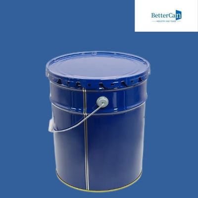 Zinnblech 5 Gallonen-Farben-Eimer, Blecheimer 20L mit Deckel