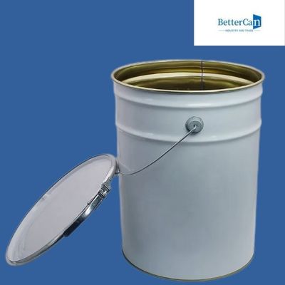 Metallfarben-Eimer der Runden-20l 5 Gallonen-Metalltrommel, mit Überwurfmutter