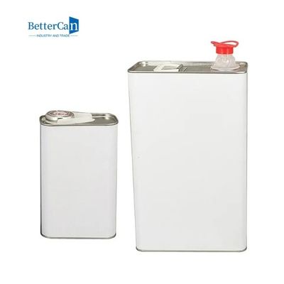 Weißes rechteckiges Gallonen-Metalldosen-Zinnblech-Material für Motoröl