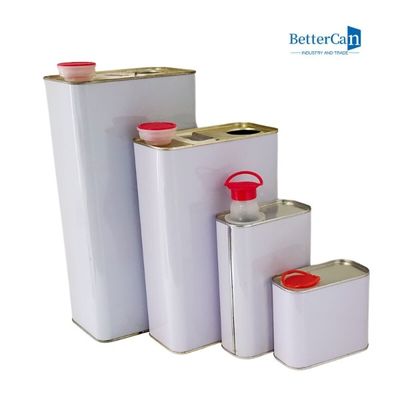 1 Gallonen-Metalldosen-Behälter 4 Liter-quadratisches Öl Tin With Metal Handle