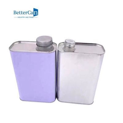Malendes Tin Cans Easily Open For Motoröl 1 Liter-Quadrat-Tin Cans 26mm