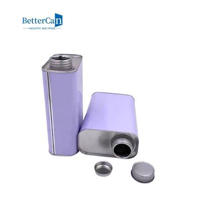 Malendes Tin Cans Easily Open For Motoröl 1 Liter-Quadrat-Tin Cans 26mm