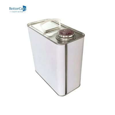 Quadrat Marine Engine Oil Tin 2 Liter-Farbe Tin Cans mit Schrauben-Abdeckung