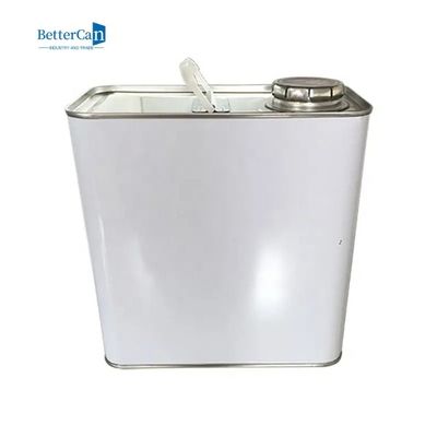 Quadrat Marine Engine Oil Tin 2 Liter-Farbe Tin Cans mit Schrauben-Abdeckung