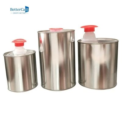 Rundes Bewegungsmotoröl des Metall1l Tin Can Logo Printed For