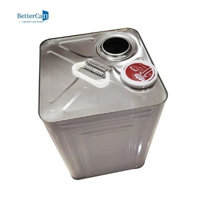 Quadratische Kappe Zinnblech-Tin Cans 20L Tin Oil Container With Pressure