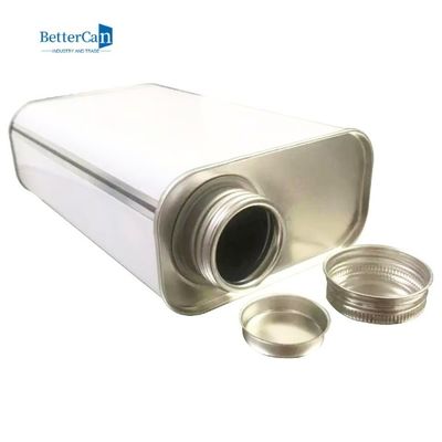 einfache 500ml Motoröl-Tin Custom Tin Containers With-Trichter-Überwurfmutter