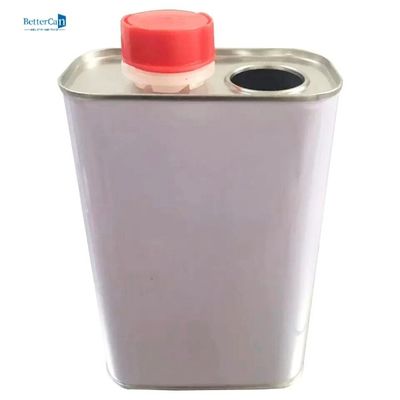 quadratisches Metall Tin Containers L105*W60*H180 der flachen Dichtungs-1L mit Schrauben-Deckel