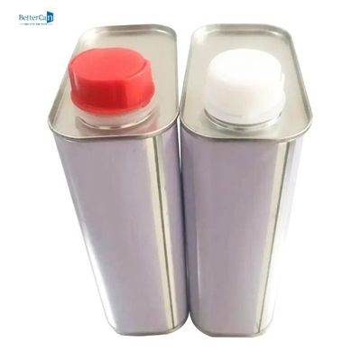 quadratisches Metall Tin Containers L105*W60*H180 der flachen Dichtungs-1L mit Schrauben-Deckel