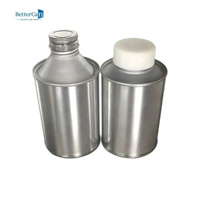 Rundes Metall Tin Container With Metal Cover des Motoröl-Zinn-200ml 500ml