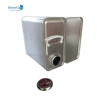 ISO90001 Motoröl-Zinn 4 Liter Art-Blechemballagen eine 1 Gallonen-F konserviert mit Metalldeckel