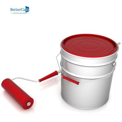 Die 5 Gallonen-Farbe kann Tin Round Zinnblech-Dosen für das Farben-Verpacken asphaltieren