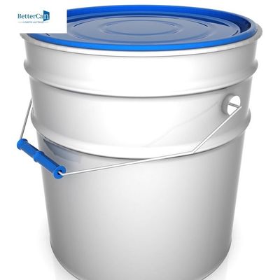 Die 5 Gallonen-Farbe kann Tin Round Zinnblech-Dosen für das Farben-Verpacken asphaltieren