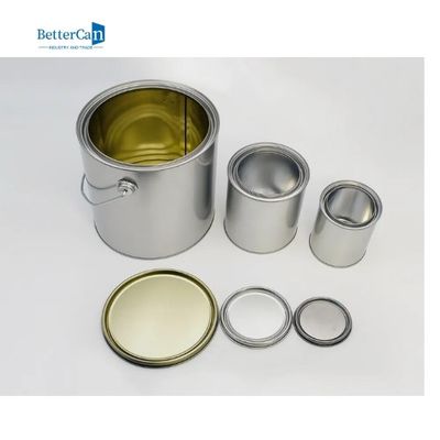 Größen-leere Metallfarben-Dose 1/2 halben Liters mit Deckel, Farben-Vorratsbehälter für übrig gebliebene Farbe