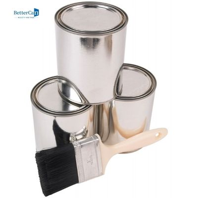 Auto-Farbe Tin Cans 4 Liter-runder Metallfarbeimer mit Deckel