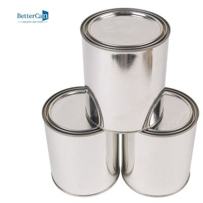 Größen-leere Metallfarben-Dose 1/2 halben Liters mit Deckel, Farben-Vorratsbehälter für übrig gebliebene Farbe