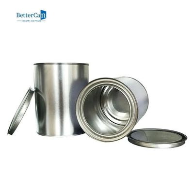 Die 1 Liter-Farbe Tin Cans Round Empty Quart macht für lösliche Beschichtung ein