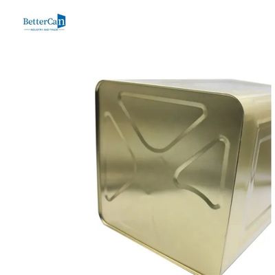 Quadratische Farbe Tin Cans Custom 5 Gallonen-Metallfarben-Dose ISO9001 genehmigte
