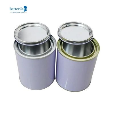 Die 1 Liter-Farbe Tin Cans Round Empty Quart macht für lösliche Beschichtung ein