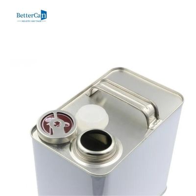 Quadrat die 4 Liter-leeres Farben-Zinn lackieren beschichtende 1 Gallonen-Metallfarben-Dose