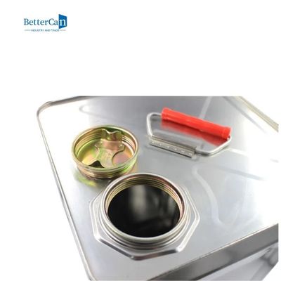 Klebender 20 Liter-Farben-Tin Can Square With Oil-Düsen-Abdeckungs-Deckel