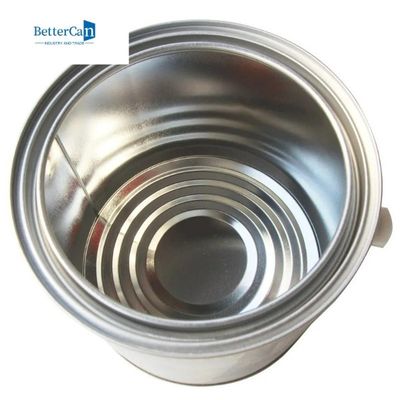 Runde leere 1 Gallonen-Farben-Dosen, 1 Quart-unlinierte Farbe Tin Pails