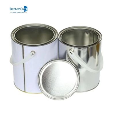 Runde Farbe Tin Cans Container   leere Gallonen-Farben-Dosen des Metall4l