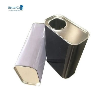 Auto 1L malen Tin Plate Cans Square Auto, das Farbe mit Pressungs-Deckeln kann