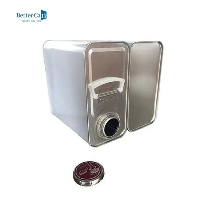 Quadrat-leere Farbe Tin For Thinner Chemical Druck-Kappen-Quadrat-Tin Cans 2L