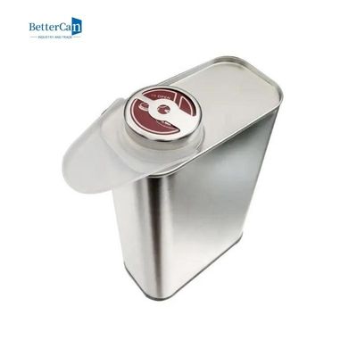 Quadrat das 1 Quart-Metall Tin Canisters, leeren 1 Gallonen-die leeren Farben-Dosen mit Plastikdeckel