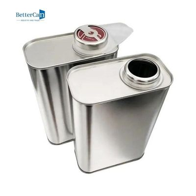 Quadratisches Auto-Farben-Zinn 1 Liter-Lack-Beschichtung Tin Metal Jerry Tin Container