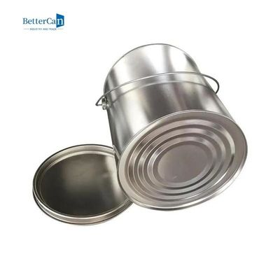 Rundes Metall des Auto-Farben-Zinn-5L kann mit Hebel-Verschluss Ring Lid ISO9001
